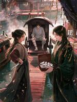炊煙照春山